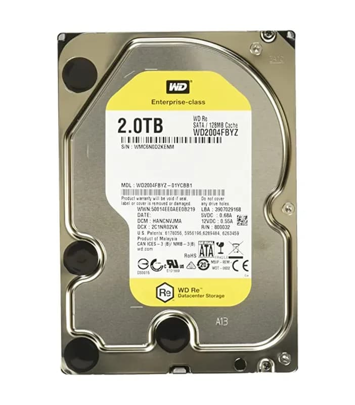 WD2004FBYZ-01YCBB1 - WD 2TB 7200RPM SATA 6Gb/s 3.5-in HDD