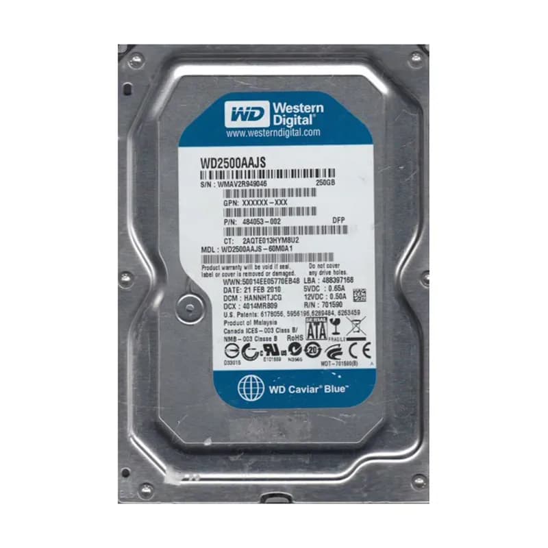 WD2500AAJS-60M0A1 - WD 250GB 7200RPM SATA 3Gb/s 3.5-in HDD