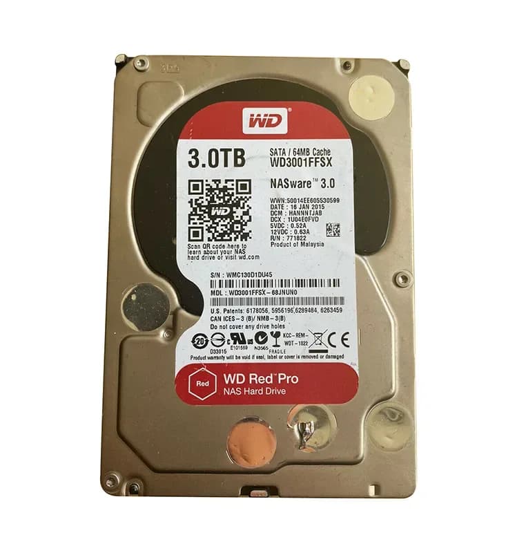 WD3001FFSX-68JNUN0 - Western Digital 3TB 7200RPM SATA 6Gb/s 3.5-in HDD