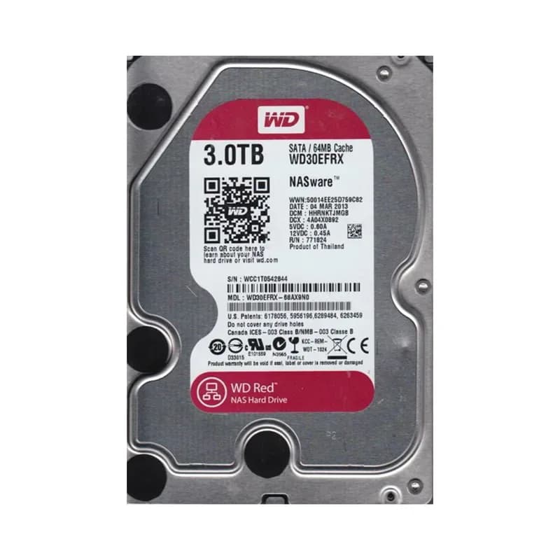 WD30EFRX-68AX9N0 - Western Digital 3TB 5400RPM SATA 6Gb/s 3.5-in HDD