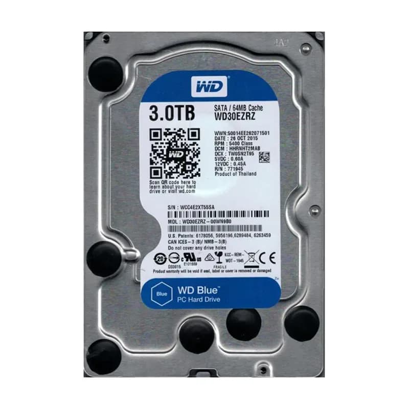 WD30EZRZ-00WN9B0 - Western Digital 3TB 5400RPM SATA 6Gb/s 3.5-in HDD