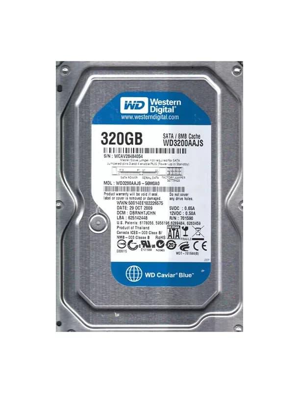 WD3200AAJS-56M0A0 - WD 320GB 7200RPM SATA 3Gb/s 3.5-in HDD