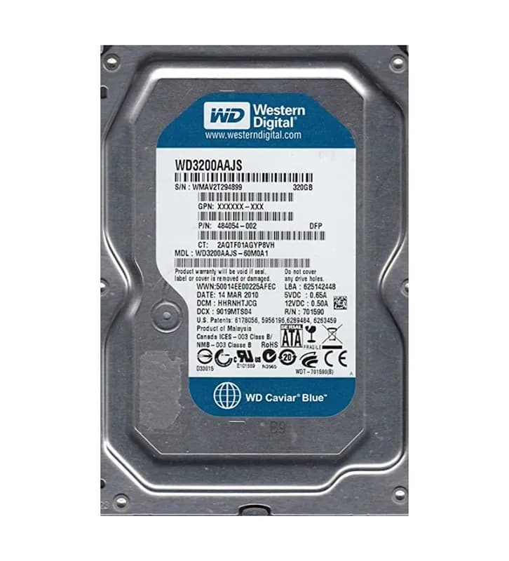 WD3200AAJS-60M0A1 - WD 320GB 7200RPM SATA 3Gb/s 3.5-in HDD