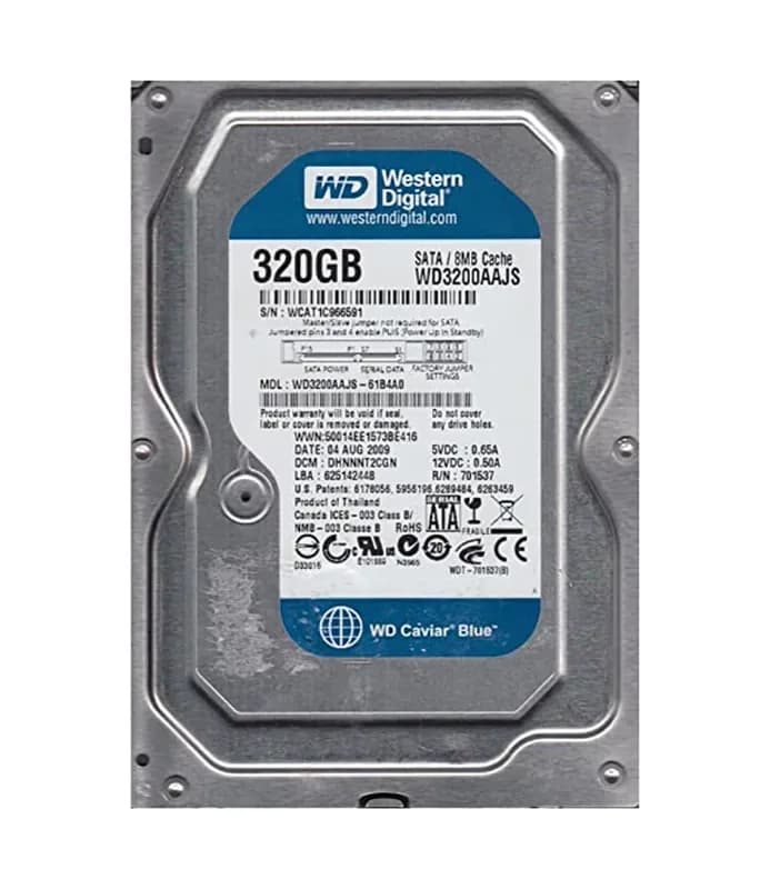 WD3200AAJS-61B4A0 - WD 320GB 7200RPM SATA 3Gb/s 3.5-in HDD