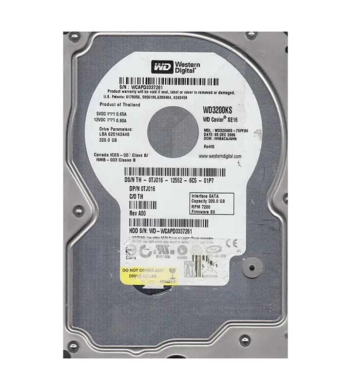 WD3200KS - WD 320GB 7200RPM SATA 3Gb/s 3.5-in HDD