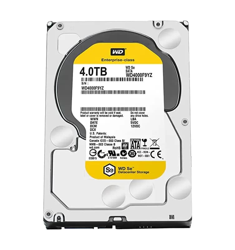 WD4000F9YZ - WD 4TB 7200RPM SATA 6Gb/s 3.5-in HDD