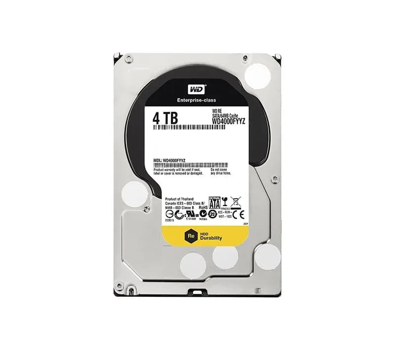 WD4000FYYZ-01UL1B3 - WD 4TB 7200RPM SATA 6Gb/s 3.5-in HDD
