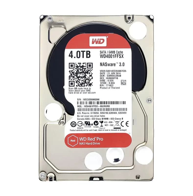 WD4001FFSX-68JNUN0 - Western Digital 4TB 7200RPM SATA 6Gb/s 3.5-in HDD
