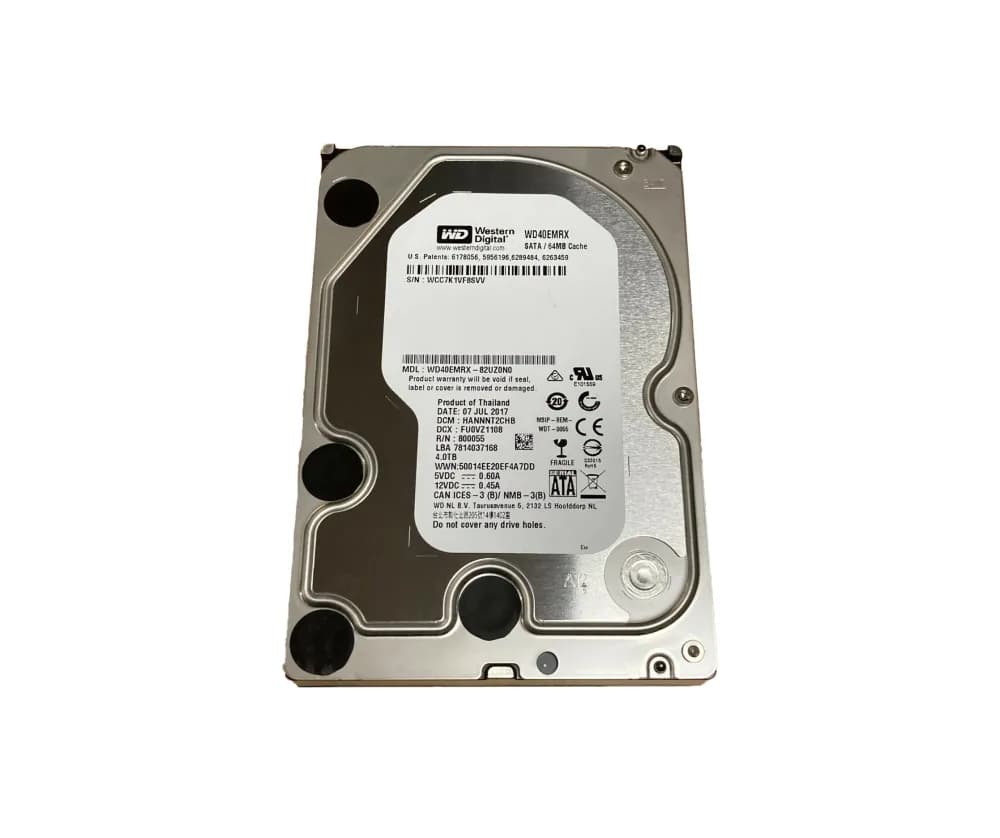 WD40EMRX - Western Digital 4TB 5400RPM SATA 6Gb/s 3.5-in Hard Drive