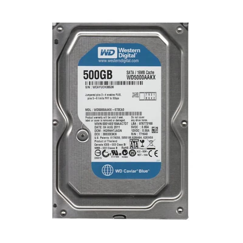 WD5000AAKX-073CA0 - WD 500GB 7200RPM SATA 6Gb/s 3.5-in HDD