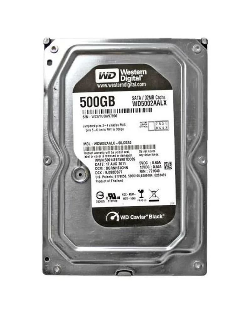 WD5002AALX - WD 500GB 7200RPM SATA 6Gb/s 3.5-in HDD