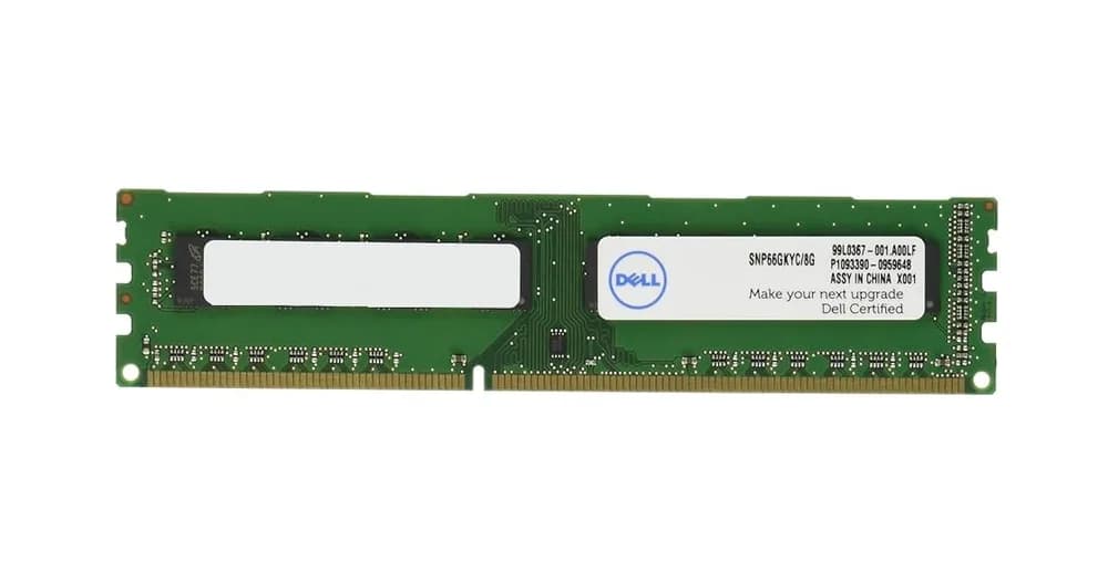 SNP66GKYC/8G - Dell 8GB DDR3 1600MHz CL11 Non-ECC UDIMM Memory Module