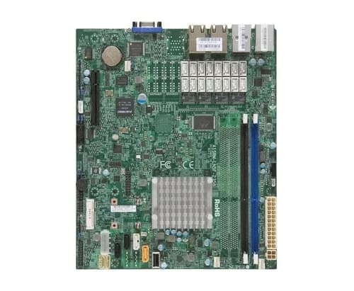 A1SRM-LN5F-2358 - Supermicro Socket FCBGA-1283 System on Chip Chipset Micro-ATX System Board (Motherboard) Supports Atom C2358 DDR3 2x DIMM