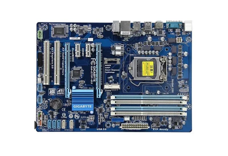 GA-Z77P-D3 - Gigabyte Socket LGA1155 Intel Z77 Express Chipset ATX System Board (Motherboard) Supports Core i7/i5/i3/Pentium/Celeron DDR3 4x DIMM