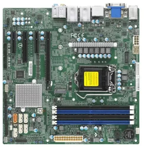 X12SCQ - Supermicro Socket LGA1200 Intel Q470E Chipset Micro-ATX System Board (Motherboard) Supports Core i9/i7/i5/i3/Pentium/Celeron DDR4 4x DIMM