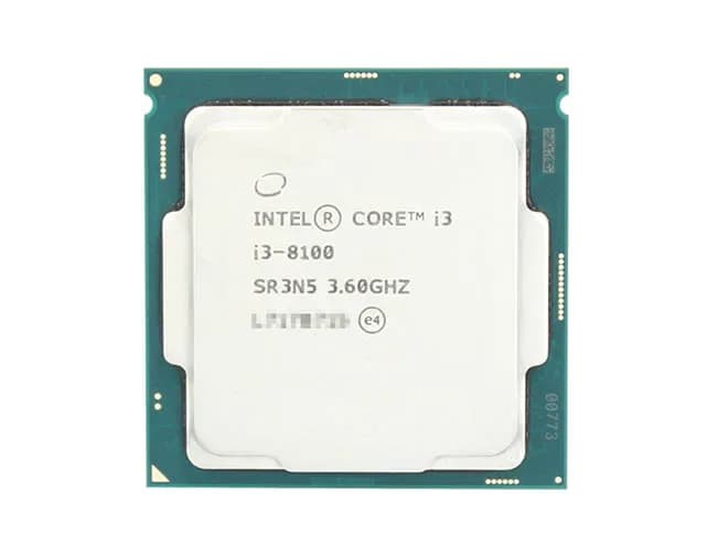 BX80684I38100 - Intel Core i3 i3-8100 3.6GHz 4-Core LGA1151 Processor