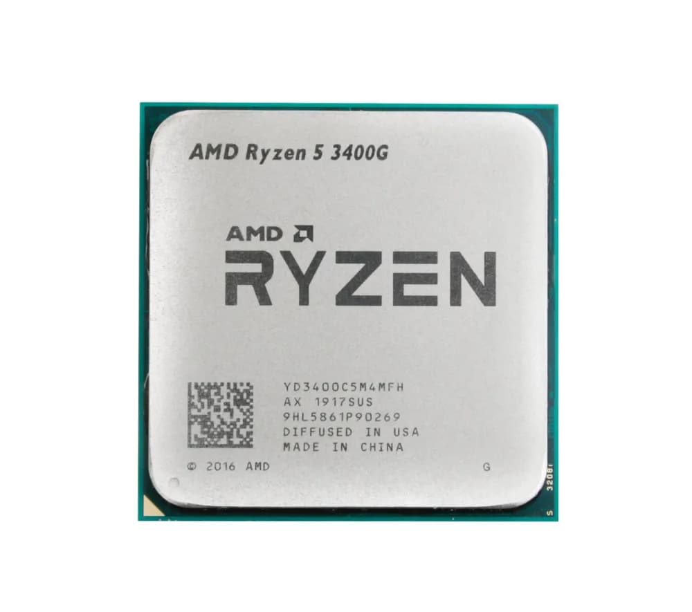 YD3400C5FHBOX - AMD Ryzen 5 3400G 3.7GHz 4-Core Socket AM4 Processor