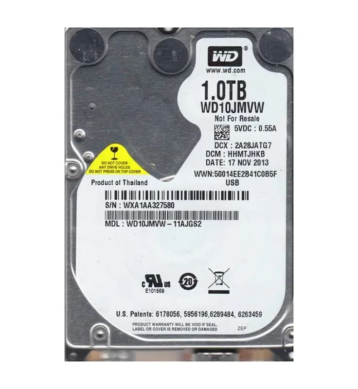 WD10JMVW-11AJGS2 - WD 1TB 5.4K-RPM USB 3.0 8MB SFF 2.5 External HDD