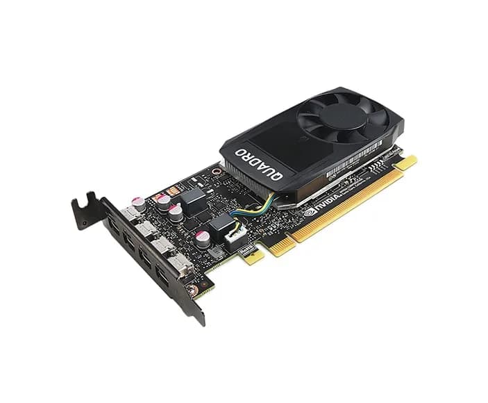 4X60N86660 - Lenovo Quadro P1000 4GB GDDR5 PCIe 3.0 x16 4x Mini-DP GPU