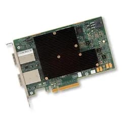 H5-25520-00 - LSI Logic 9300-16e 16-Ports SAS 12Gb/s SATA 6Gb/s Ext PCI Express 3.0 Low Profile Host Bus Adapter