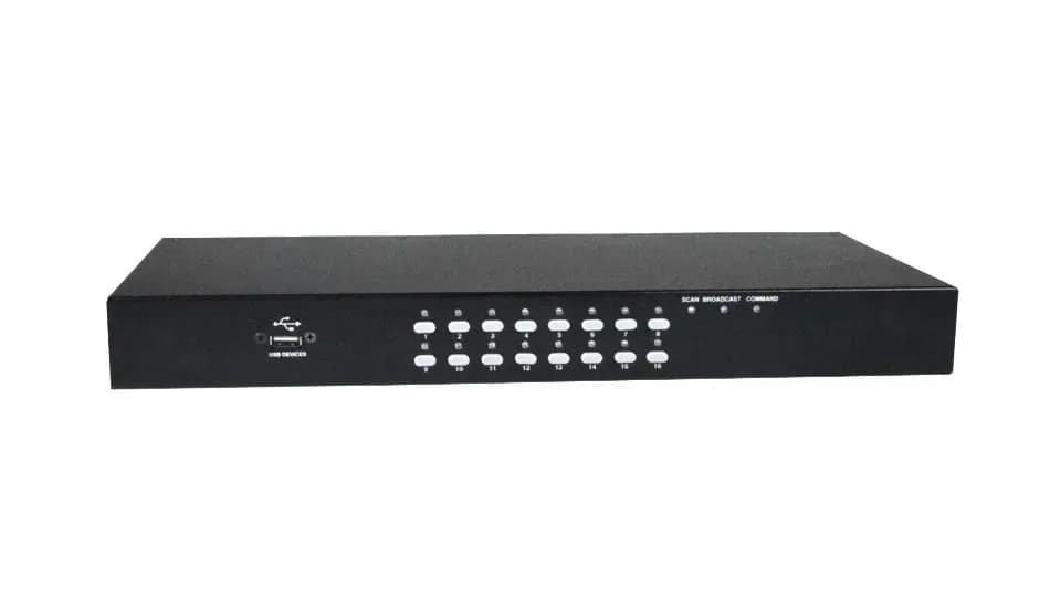 TC693 - Dell PowerEdge 2161DS-2 16 x Ports RJ-45 + 1 x Port GE + 1 x Port SVGA 15-Pin + 4 x Ports USB 2.0 Remote KVM Console Switch