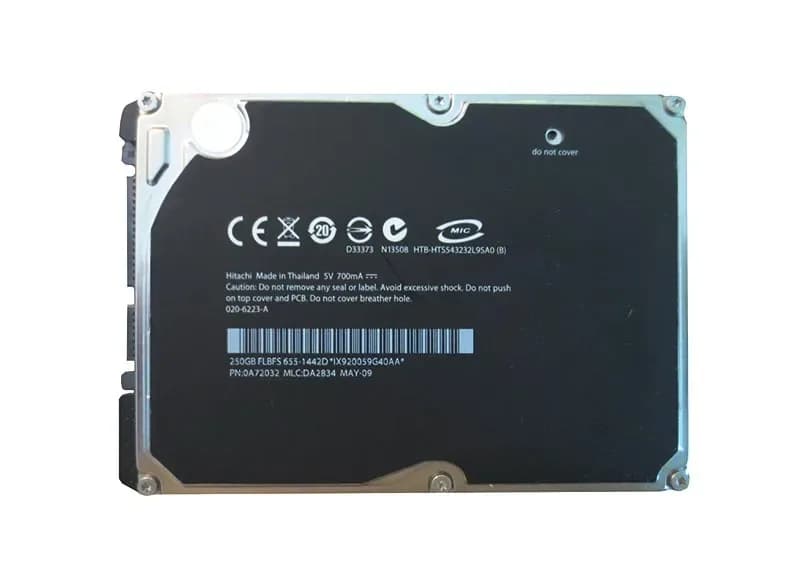 0A72032 - Hitachi 320GB 5400RPM SATA 1.5Gb/s 2.5-in Hard Drive