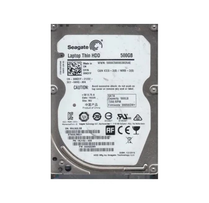 1KJ152-033 - Seagate 500GB 7200RPM SATA 6Gb/s 2.5-in Hard Drive