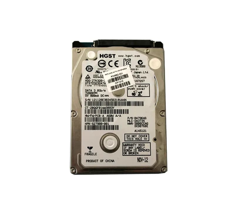 634862-001 - HP 320GB 7200RPM SATA 3Gb/s 2.5-in Hard Drive
