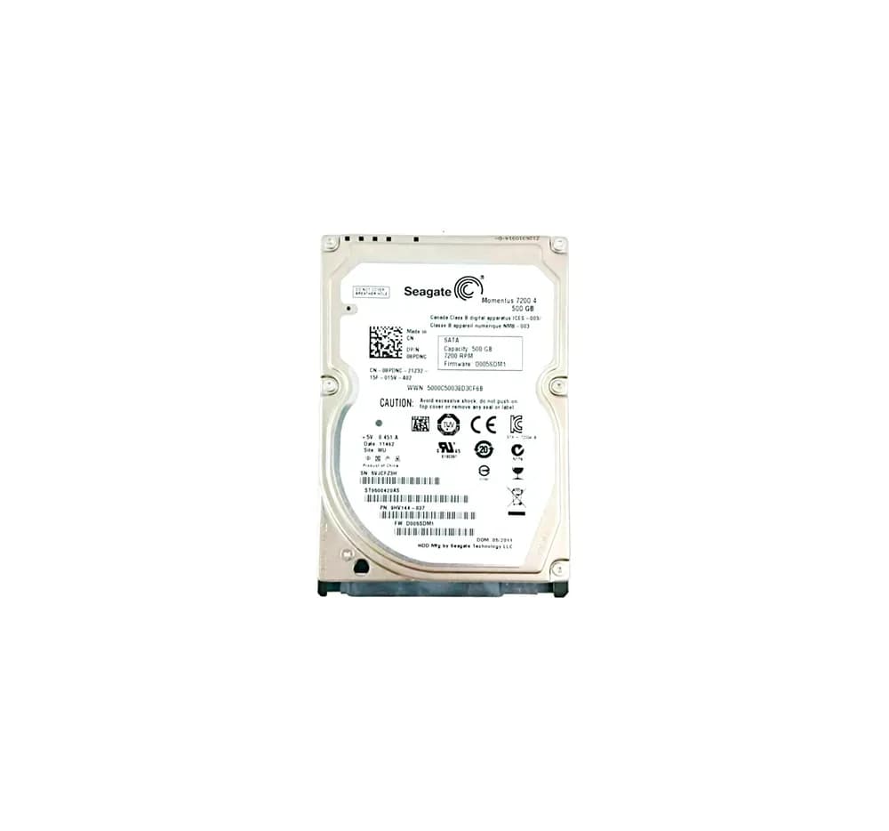 8PDNC - Dell 500GB 7200RPM SATA 3Gb/s 2.5-in Hard Drive