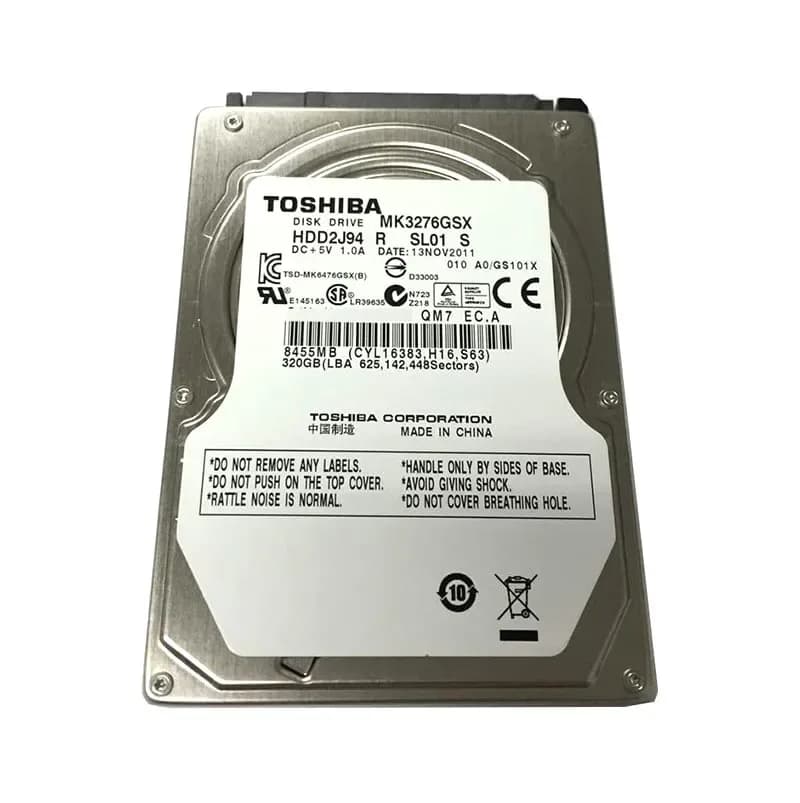 MK3276GSX - Toshiba 320GB 5400RPM SATA 3Gb/s 2.5-in Hard Drive