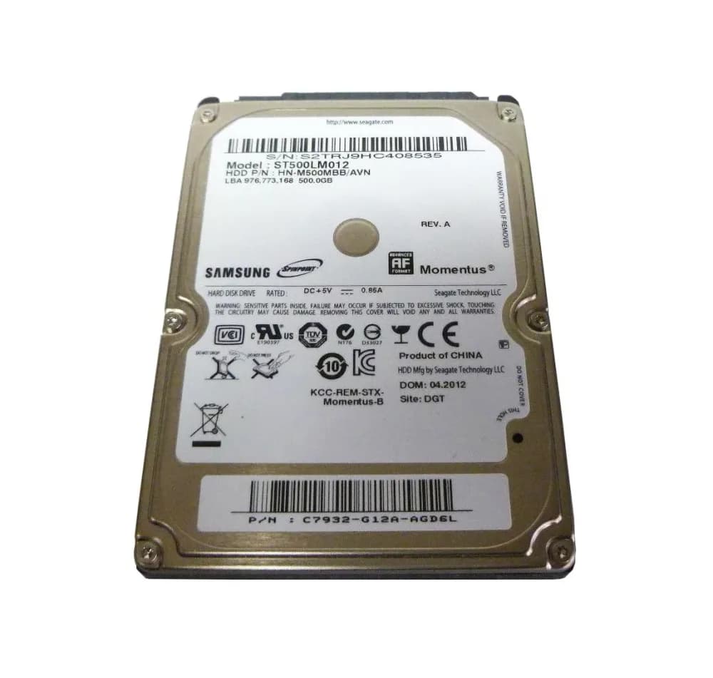 ST500LM012 - Seagate 500GB 5400RPM SATA 3Gb/s 2.5-in Hard Drive