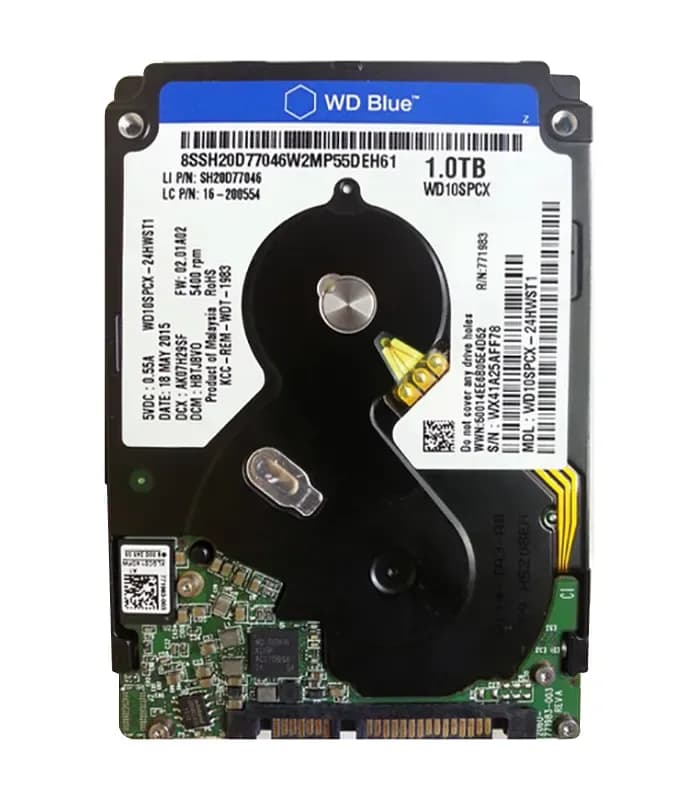 WD10SPCX-24HWST1 - Western Digital 1TB 5400RPM SATA 6Gb/s 2.5-in HDD