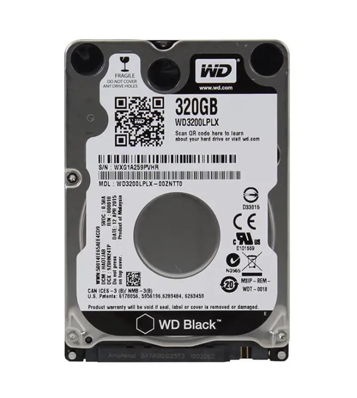 WD2500LPLX-00ZNTT0 - WD 250GB 7200RPM SATA 6Gb/s 2.5-in HDD