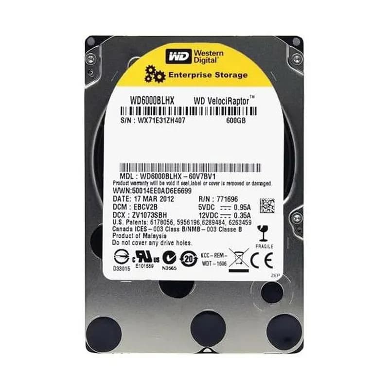 WD6000BLHX - WD 600GB 10000RPM SATA 6Gb/s 2.5-in HDD