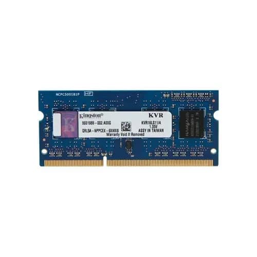 KVR16LS11/4 - Kingston 4GB DDR3 1600MHz CL11 Non-ECC SoDIMM Memory