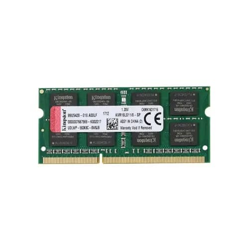 KVR16LS11/8 - Kingston 8GB DDR3 1600MHz CL11 Non-ECC SoDIMM Memory