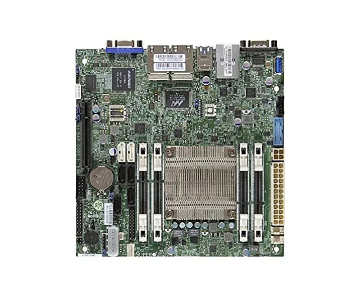 A1SRI-2558F-O - Supermicro A1SRI-2558F Socket FCBGA-1283 System on Chip Chipset Mini-ITX System Board (Motherboard) Supports Atom C2558 DDR3 4x DIMM