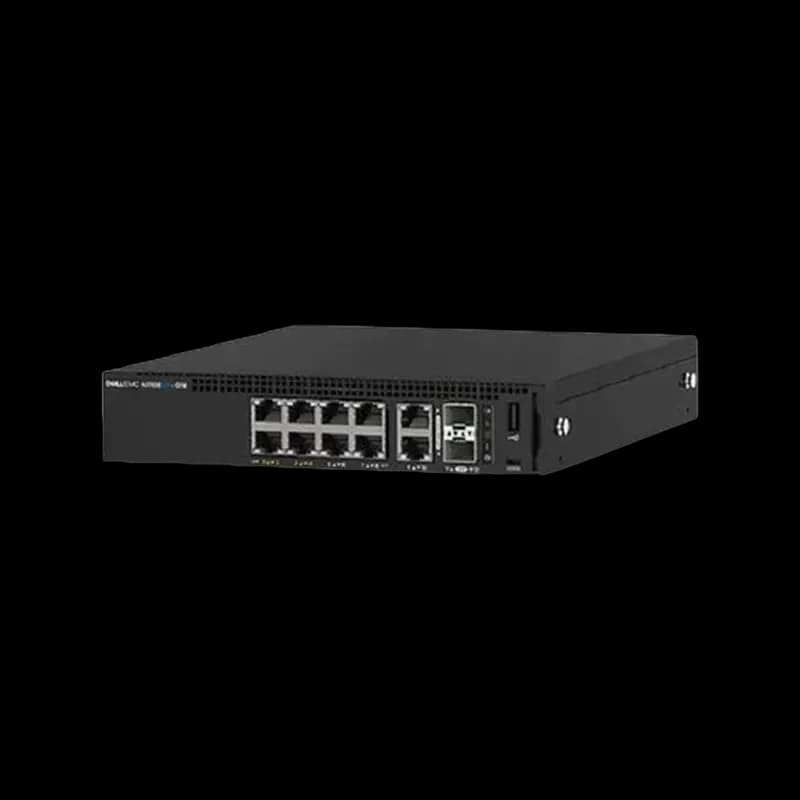 0NM61 - Dell 8x Ports PoE 2x RJ-45 2x Gigabit SFP Switch