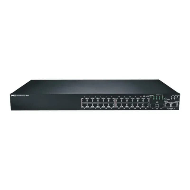 CM308 - Dell 3524 24-Ports RJ-45 FE + 2-Ports GE + 2-Ports SFP Switch