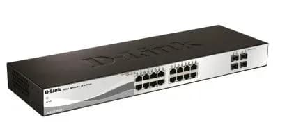DGS-1210-20 - D-Link DGS-1210 Series 16 x Ports 1GBase-T + 4 x Ports Combo RJ-45/SFP Layer2 Managed 1U Rack-Mountable Gigabit Ethernet Network Switch