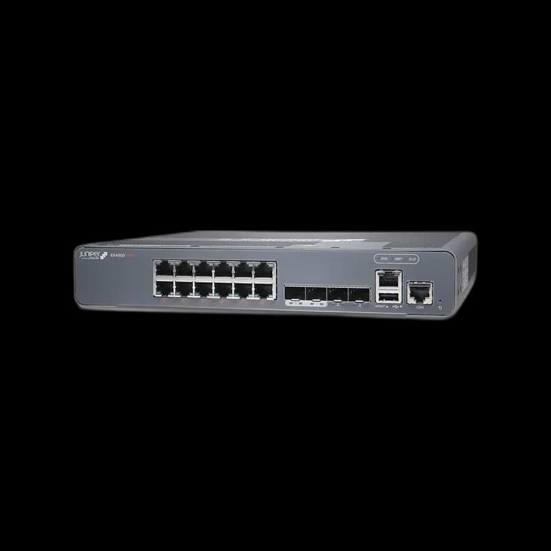 EX4000-12P - Juniper 12x PoE+ 2x Uplink 10G SFP+ 2x 10G SFP+ Switch