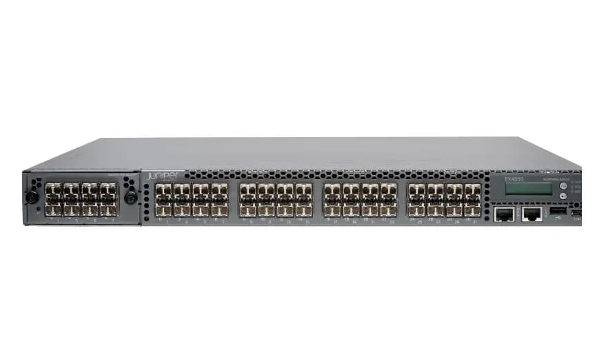 EX4550-32F-DC-AFI - Juniper EX4500 32x RJ45 10GBT 2x Exp Module Switch