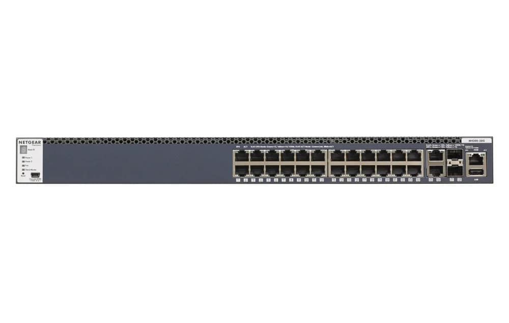GSM4328S-100NES - Netgear 24x RJ-45 Ports 1000Base-T L3 GbE Switch