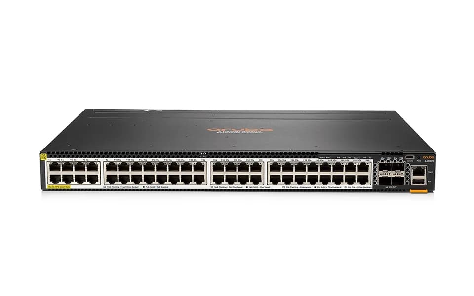 HP JL659A Aruba 6300M 48-Port PoE+ Gigabit Ethernet Switch