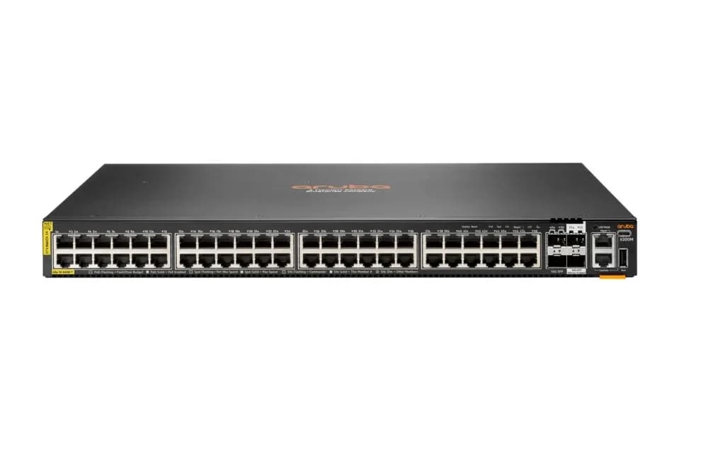 R8Q70-61001 - HPE Aruba 6200M-48G 48-Port PoE+ RJ-45 L3 Switch