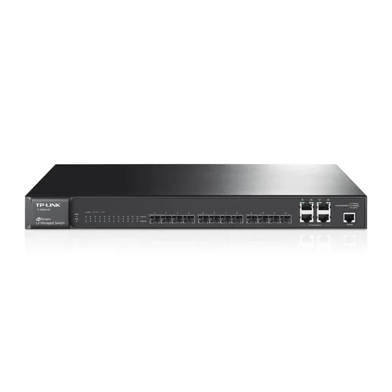 TL-SG5412F - TP-Link JetStream 12-Port Gigabit SFP L2 Managed Switch with 4 Combo 1000BASE-T Ports