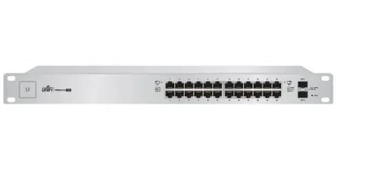 us-24-500w - Ubiquiti 24-Ports PoE+ RJ-45 + 2-Ports SFP UniFi Switch