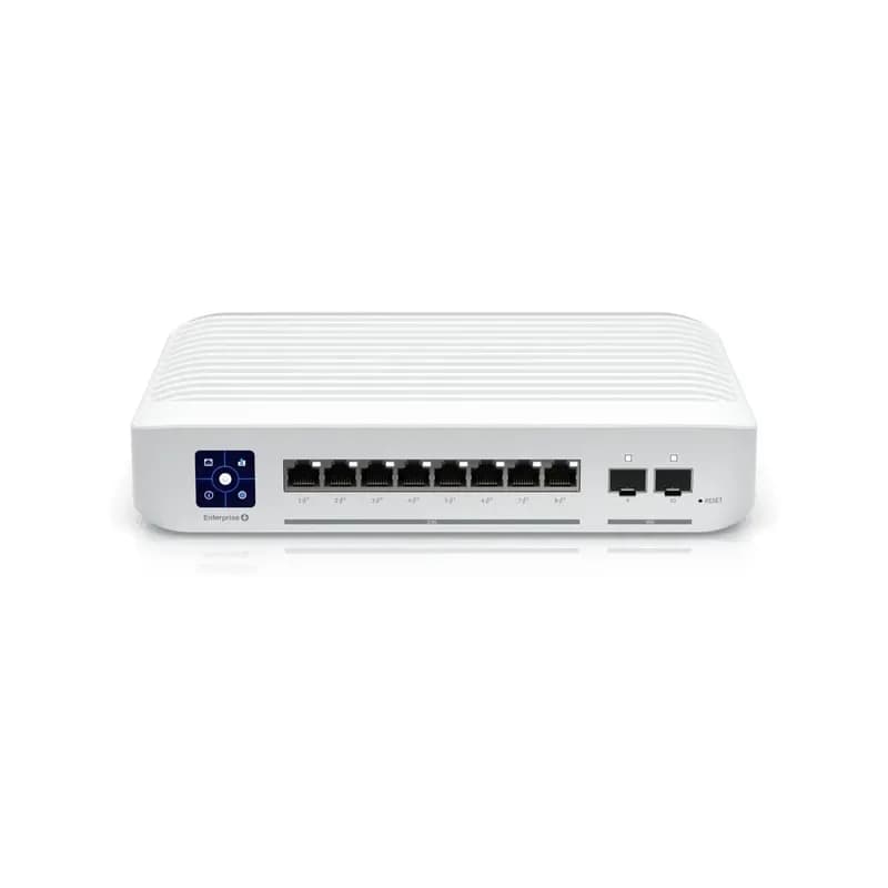 USW-ENTERPRISE-8-POE - Ubiquiti UniFi 8x 2.5G PoE+ RJ45 2x SFP+ Switch