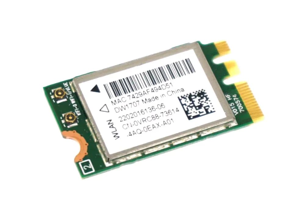 VRC88 - Dell 1707 Wireless WiFi 802.11 b/g/n + Bluetooth 4.0 NGFF Card