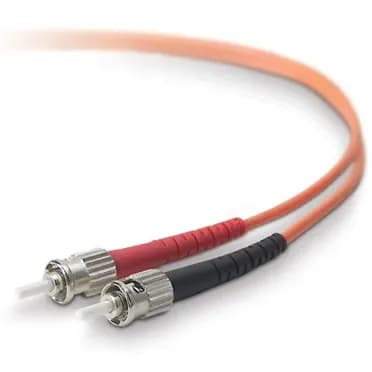 A2F20200-10M - Belkin 10 Meter 2 x ST/PC Multi-Mode Male Connector Duplex Fiber Optic Patch Cable